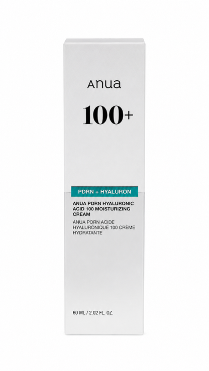 Crema Hidratante Facial con PDRN y Ácido Hialurónico para Humectación Intensa, 60 ml.