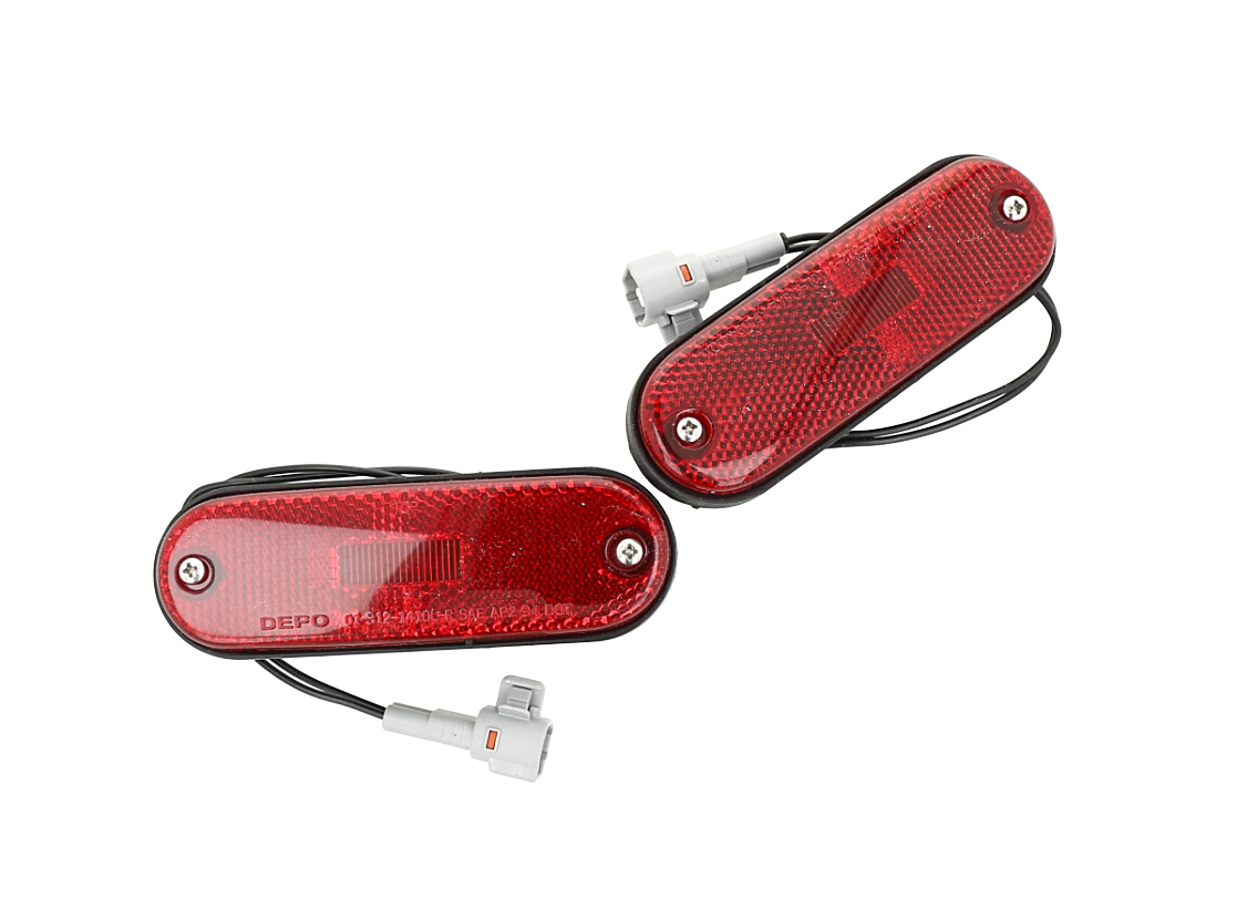 Luces de marcador lateral traseras para Toyota RAV4 modelos 1996 a 2000.