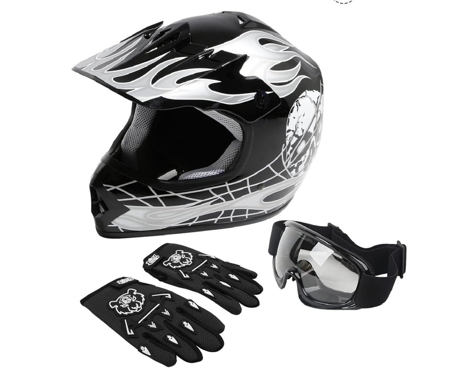 Casco de motocross para niños y jóvenes, casco de motocicleta todoterreno para motocross size M