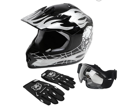 Casco de motocross para niños y jóvenes, casco de motocicleta todoterreno para motocross size M