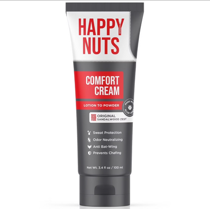 Crema desodorantes para hombres, formulada para convertir la loción en polvo y absorber la humedad.