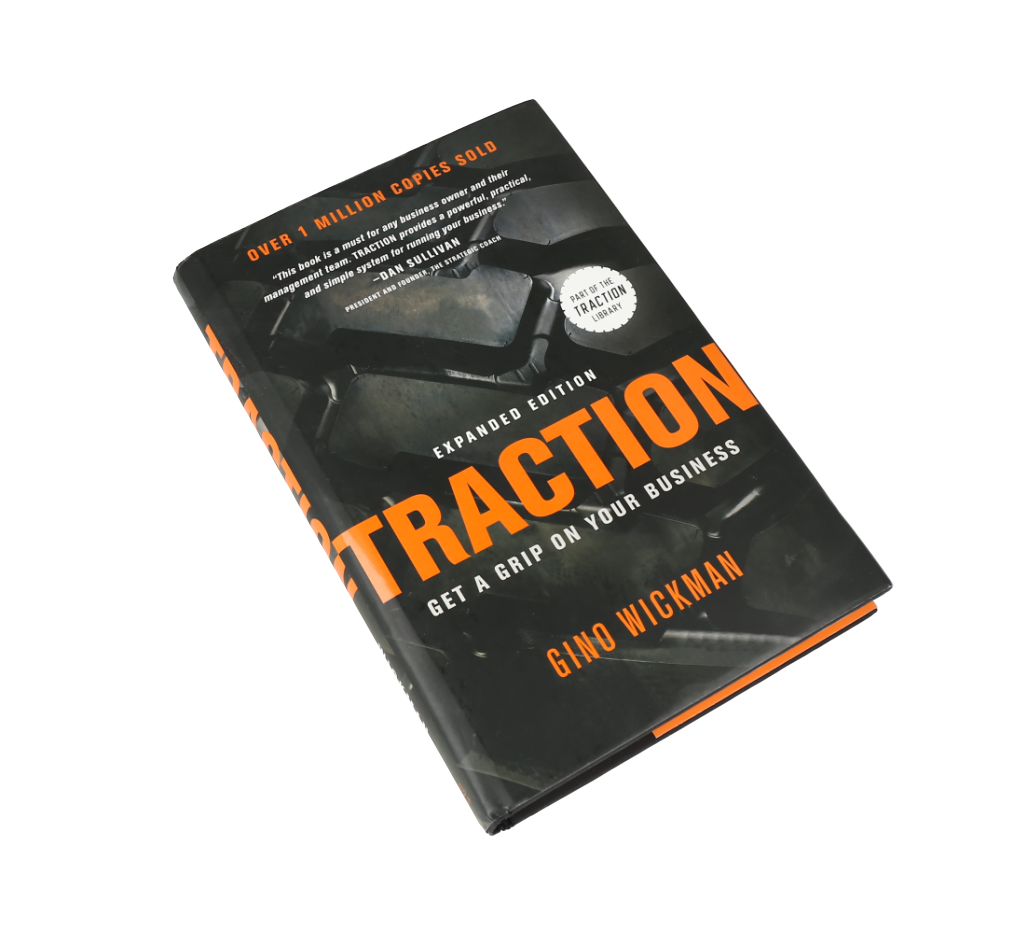 Libro "Traction: Get a Grip on Your Business" y fue escrito por Gino Wickman
