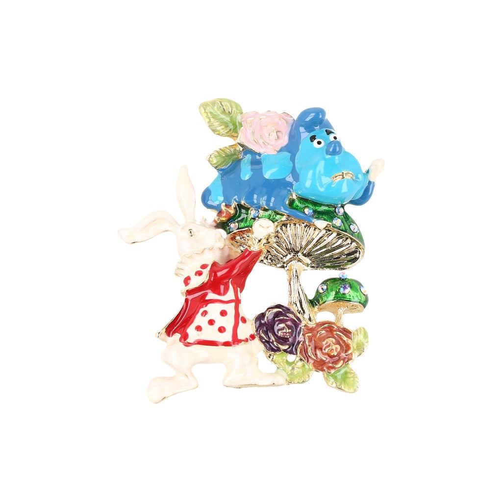 Broche de caricaturas animada