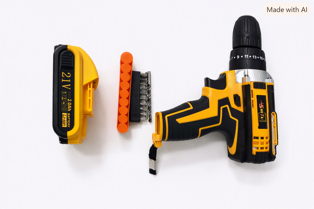 kit de taladro inalámbrico de 21V.