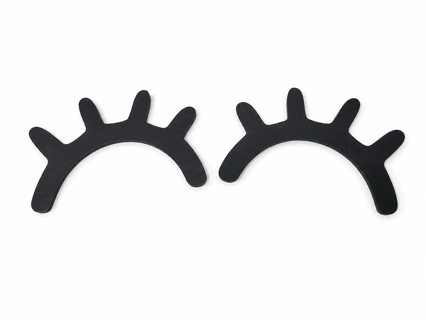 Set de Decoraciones de Pared con Diseño de Pestañas Color Negro.