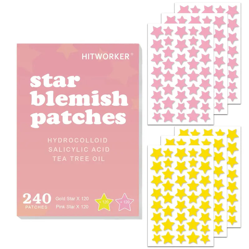 Pack de 240 para tratar y ocultar los granitos o imperfecciones en la cara de una forma estética y divertida.
