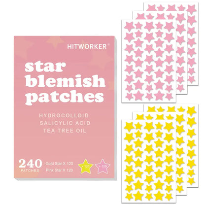 Pack de 240 para tratar y ocultar los granitos o imperfecciones en la cara de una forma estética y divertida.
