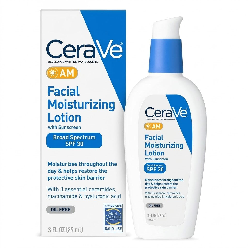 Loción Hidratante Facial AM con FPS 30.