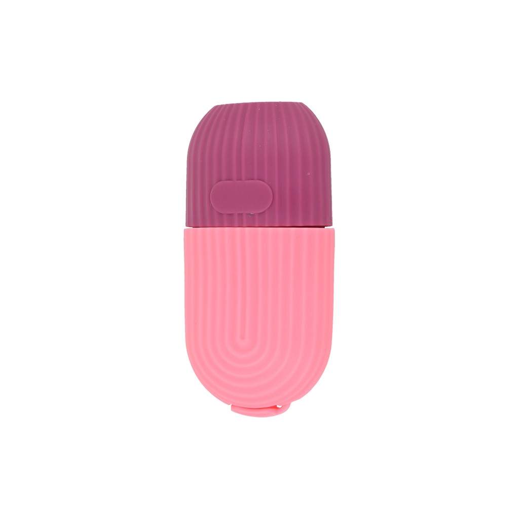Rodillo de hielo Exotic Mall para masaje facial y ocular, rosa/morado