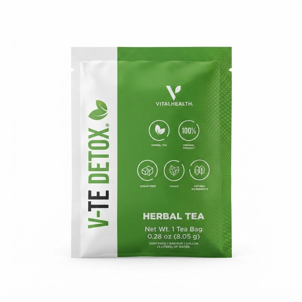 Té de hierbas natural diseñado para la desintoxicación.