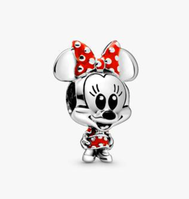 Charm de Minnie color silver