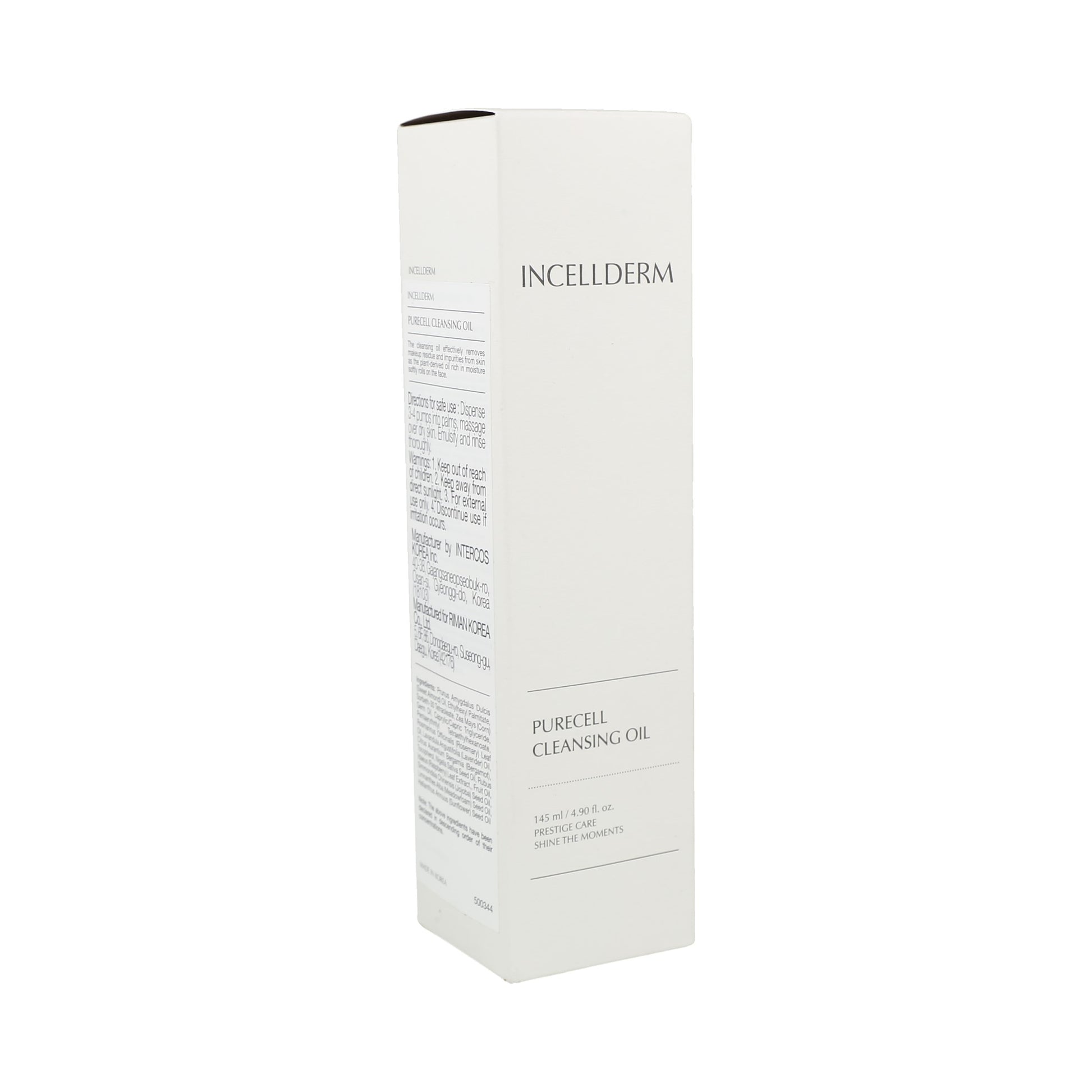 incellderm purecell cleansing oil 145ml