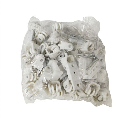 Rodillos deslizantes blancos.