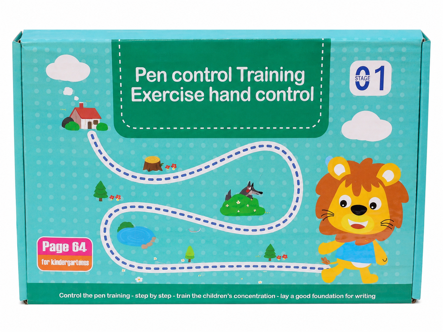 Libro de Actividades de Control de Trazos y Motricidad Fina para Niños.