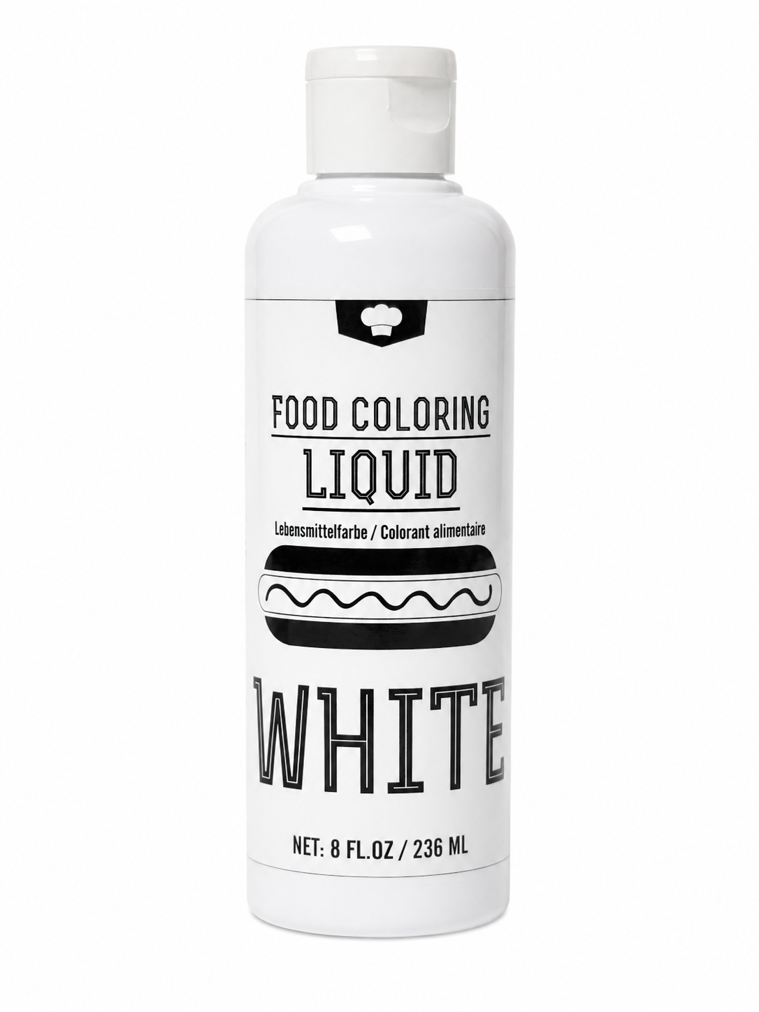Colorante Alimentario Líquido Blanco para Repostería y Decoración de Postres.