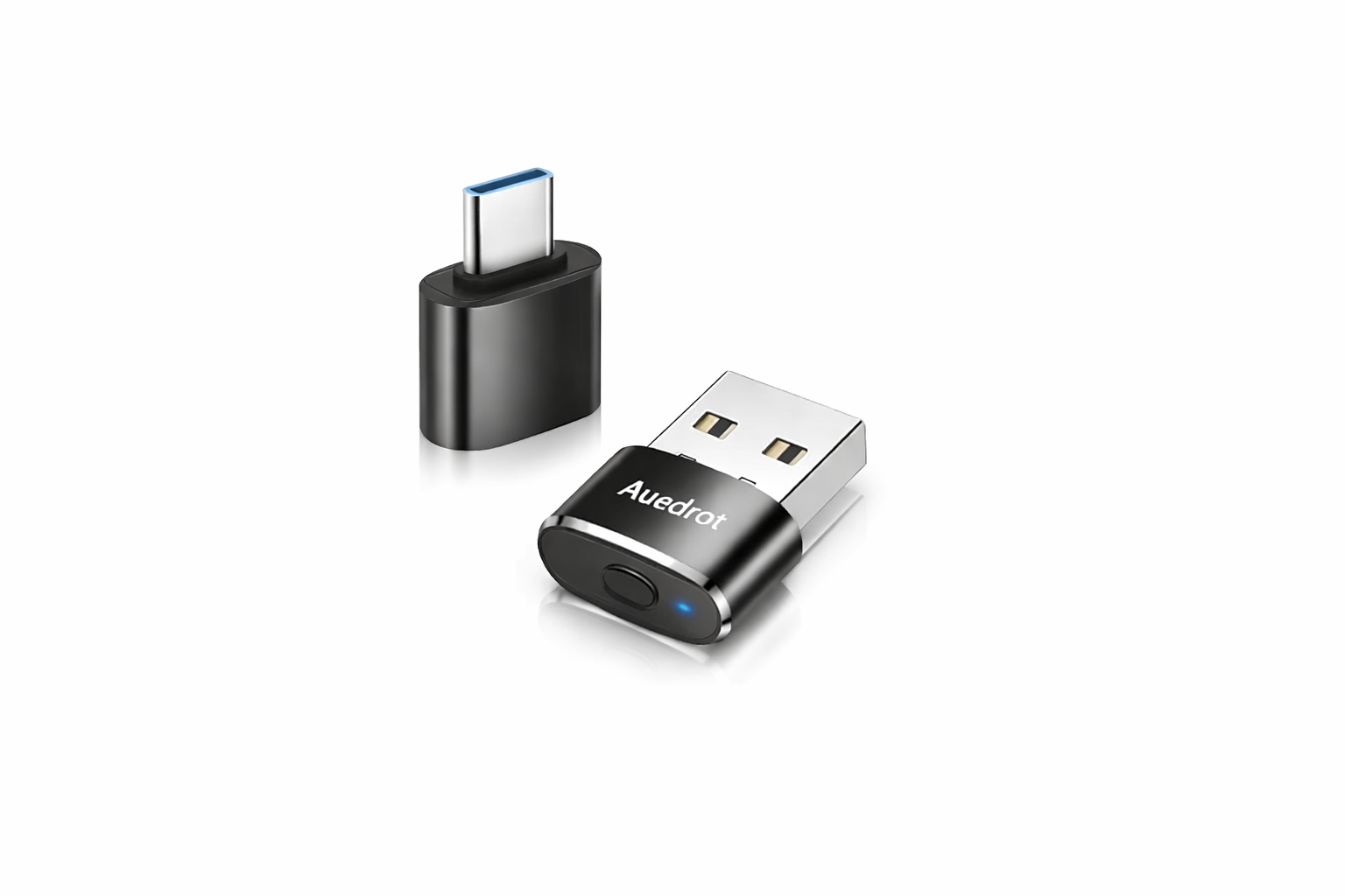 USB Mouse Jiggler metálico utilizado para mantener la computadora activa.
