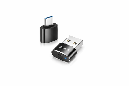USB Mouse Jiggler metálico utilizado para mantener la computadora activa.