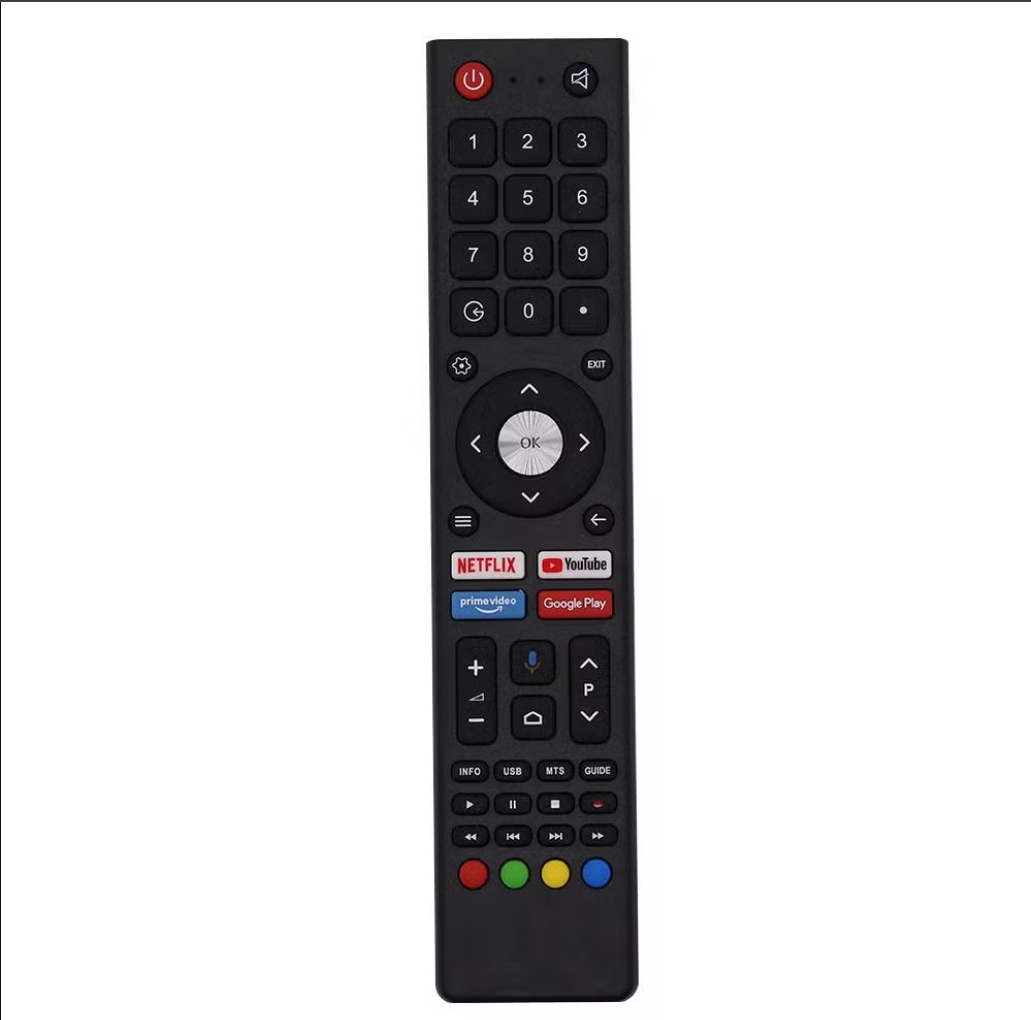 Control remoto inteligente,  para televisores marca CHiQ, Hyundai o JVC.