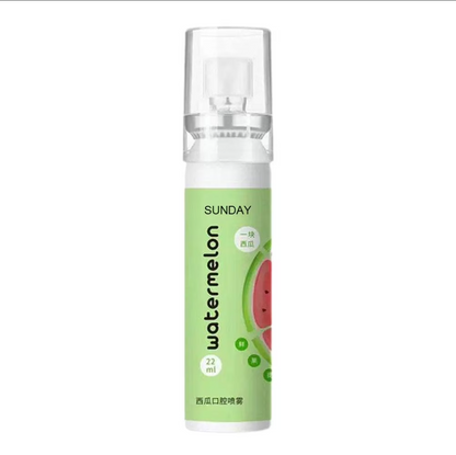 Spray refrescante bucal con sabor a sandía.