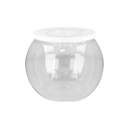 Pecera de plastico con compartimento para plantas