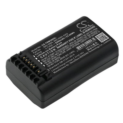Batería recargable de ion de litio 6400 mAh, 3.7 V.