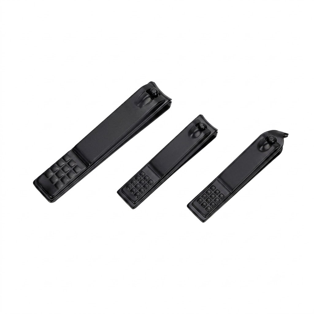 Set  de 3 herramientas de manicura y pedicura  de acero inoxidable.