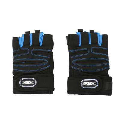 Guantillas sin dedos unisex, azul size L