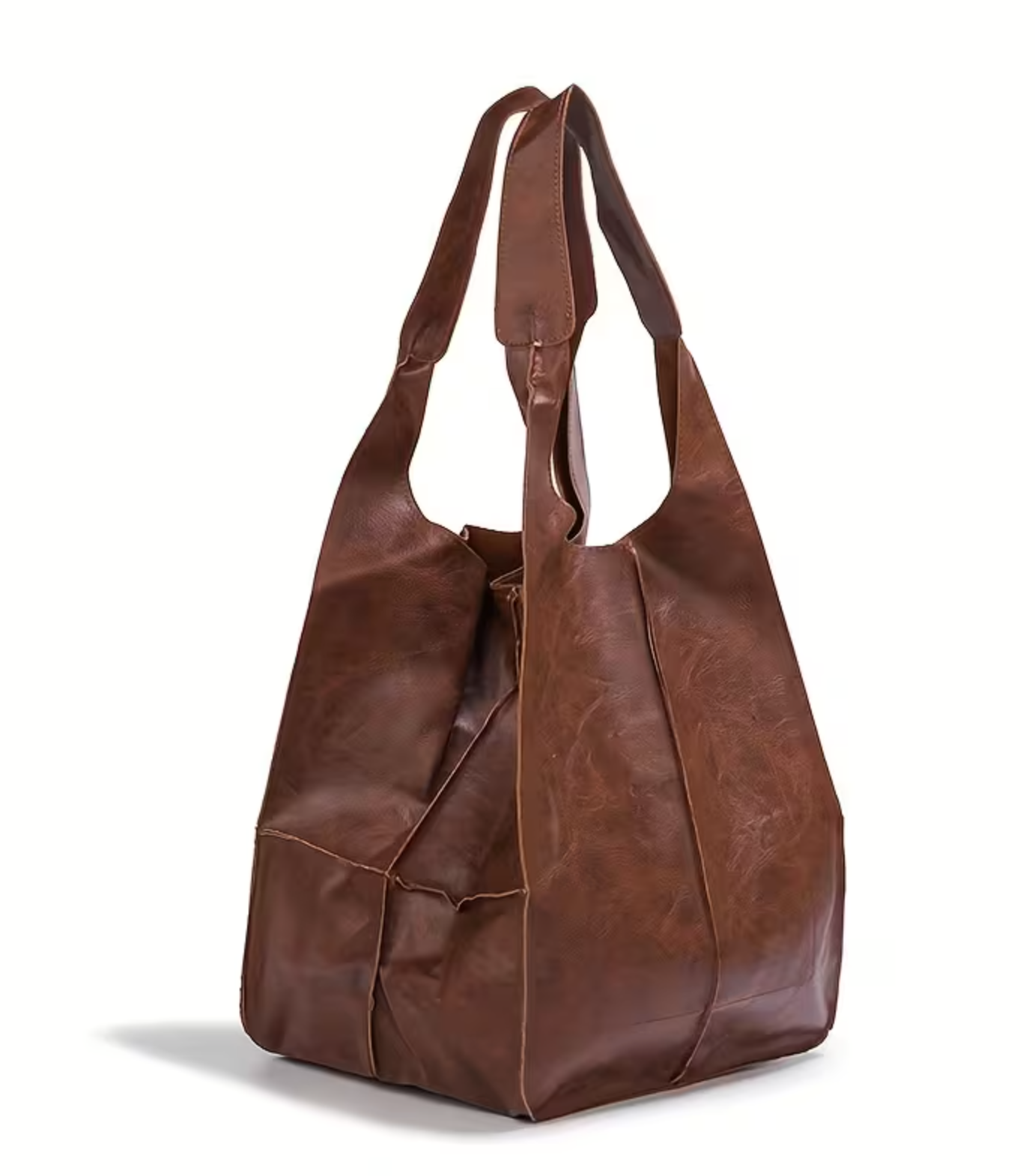 Bolso de mano para mujer, de piel sintética suave