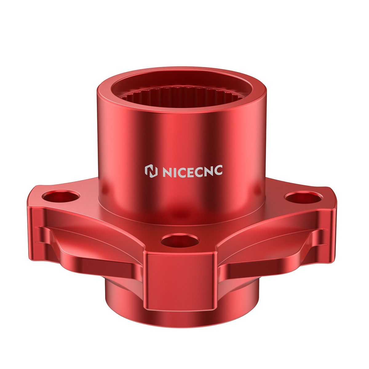 Cubo de rotor de freno trasero.