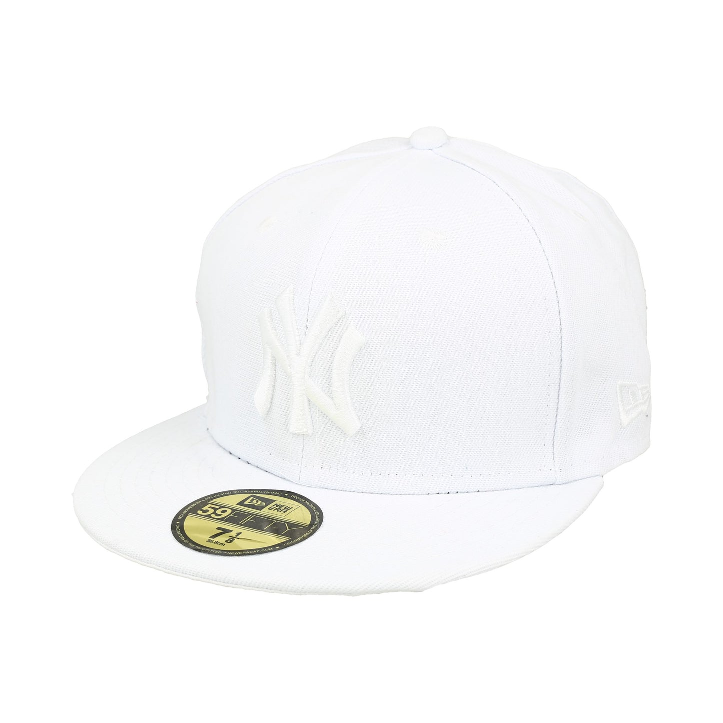 Gorra de los yankees, blanco SIZE 7 1/8