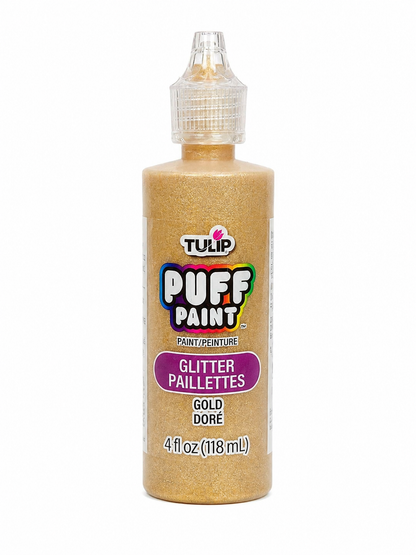 Pintura dimensional con acabado de brillo color dorado para manualidades, 4 fl oz (118 ml).