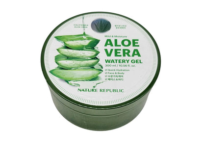 Gel calmante y humectante Nature en su envase de 300 ml.