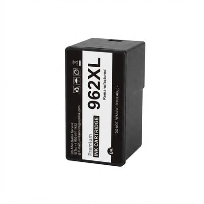 Cartucho de tinta negro de alta capacidad modelo 962XL,  compatible para impresoras de la serie HP OfficeJet Pro.