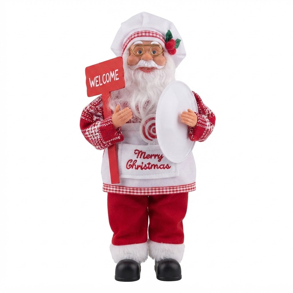 Figura decorativa de Papá Noel.