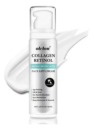 Crema Reafirmantecon Colágeno y Retinol.