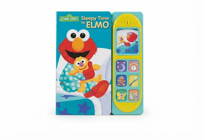 Libro infantil interactivo con sonidos titulado Sleepy Time for Elmo.