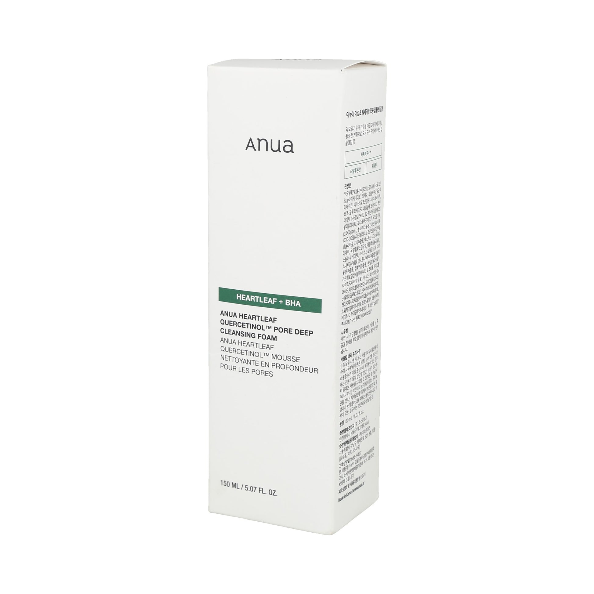 Espuma limpiadora profunda Anua Heartleaf Quercetinol Pore Deep Cleansing Foam