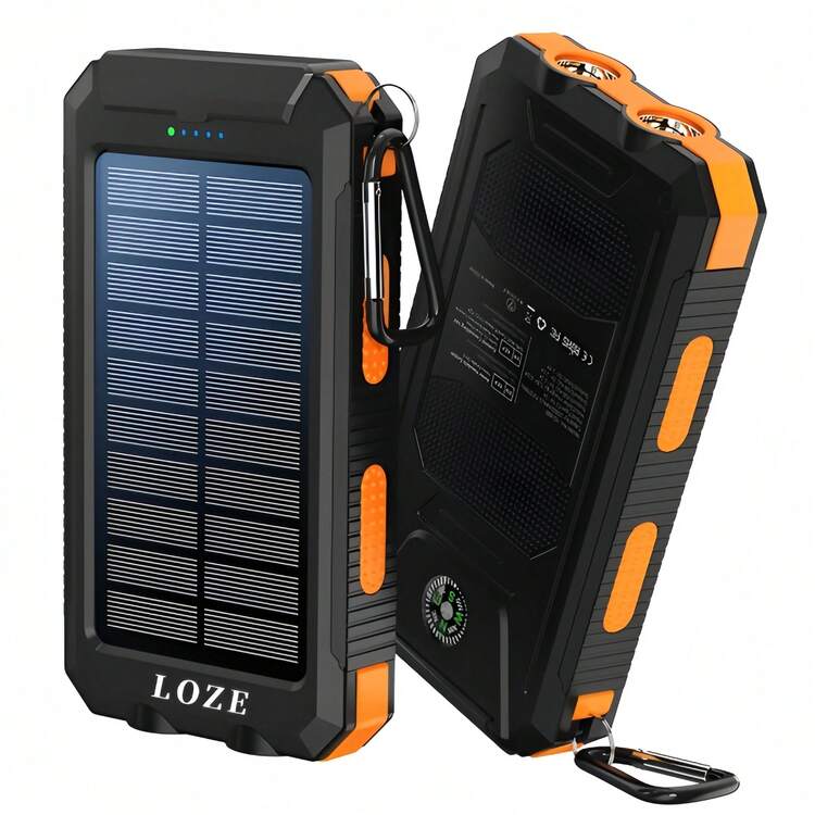 Cargador solar  portátil.