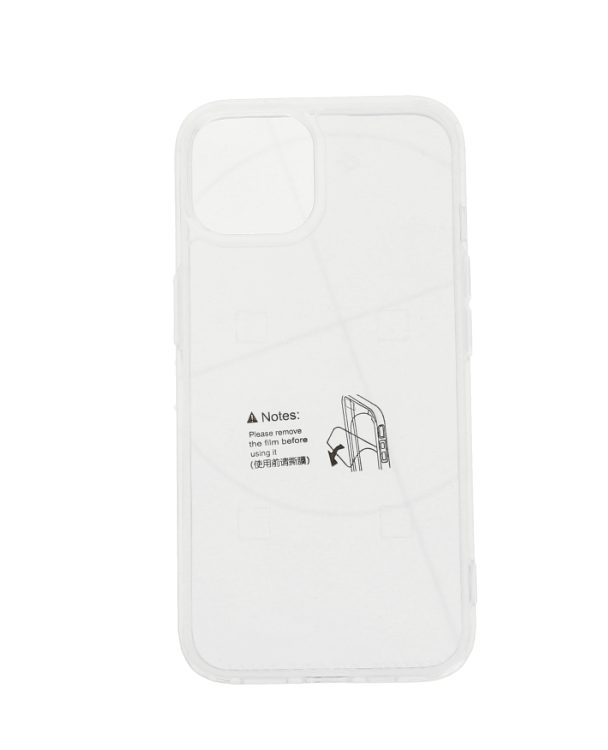 Case para iPhone 13 transparente.
