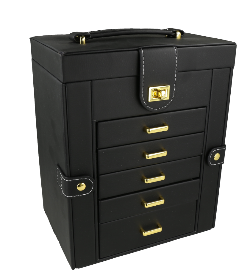 Organizador de accesorios para joyas caja elegante.