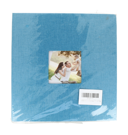 Album de fotos autoadhesivo de color azul, diseñado para organizar y proteger recuerdos fotográficos