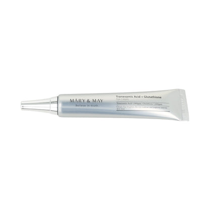 Crema para el contorno de ojos con ácido tranexámico y glutatión