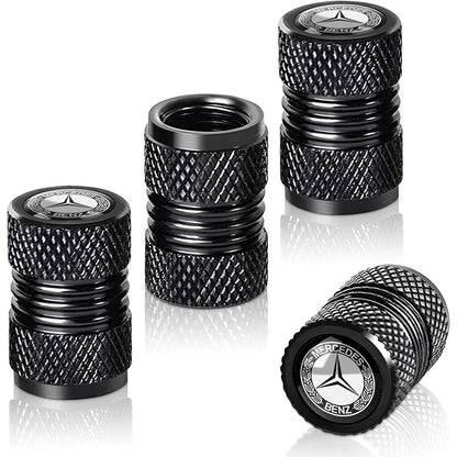Pack de 4 tapas de válvula de neumático para Mercedes-Benz.