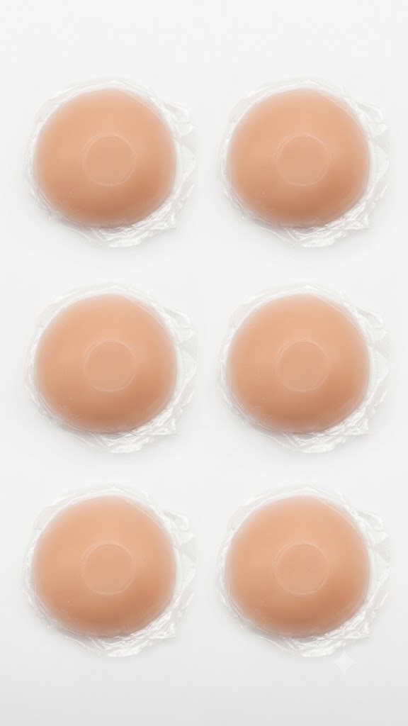 Pack de 6 pal cubre pezón de silicona.