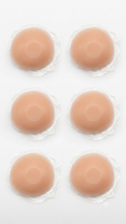 Pack de 6 pal cubre pezón de silicona.