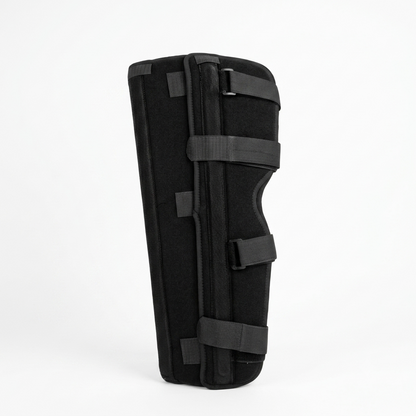 Rodillera inmovilizadora diseñada para fijar la articulación de la rodilla y la pierna (M).
