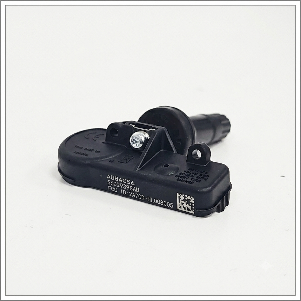Sensor TPMS (Sistema de Monitoreo de Presión de Neumáticos) compatible con vehiculos Dodge, Ram, Chrysler y Jeep.