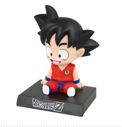 Figura de acciónvGokuvcon soporte para escritorios o salpicadero de coche.