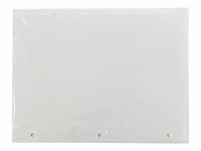 Carpeta Organizadora Transparente con Perforaciones para Archivador.