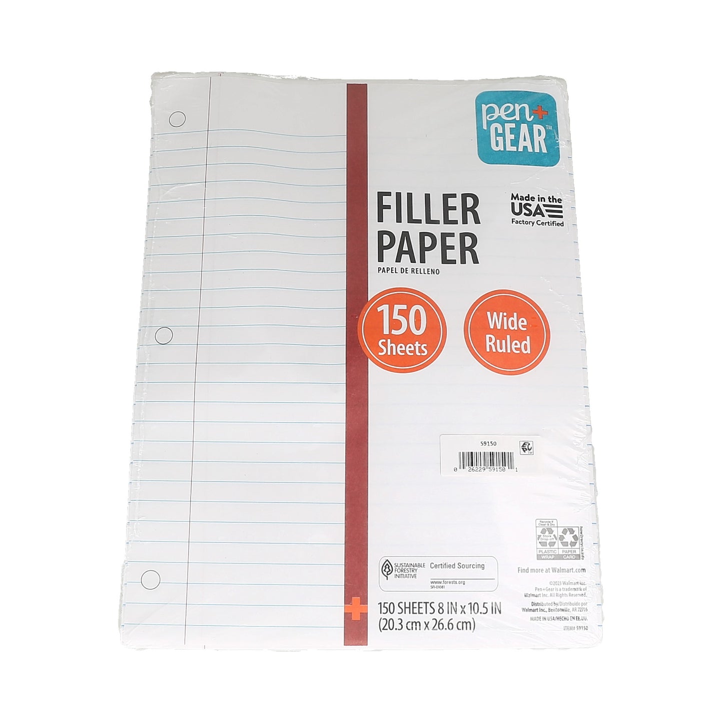 Papel de relleno filler paper 150